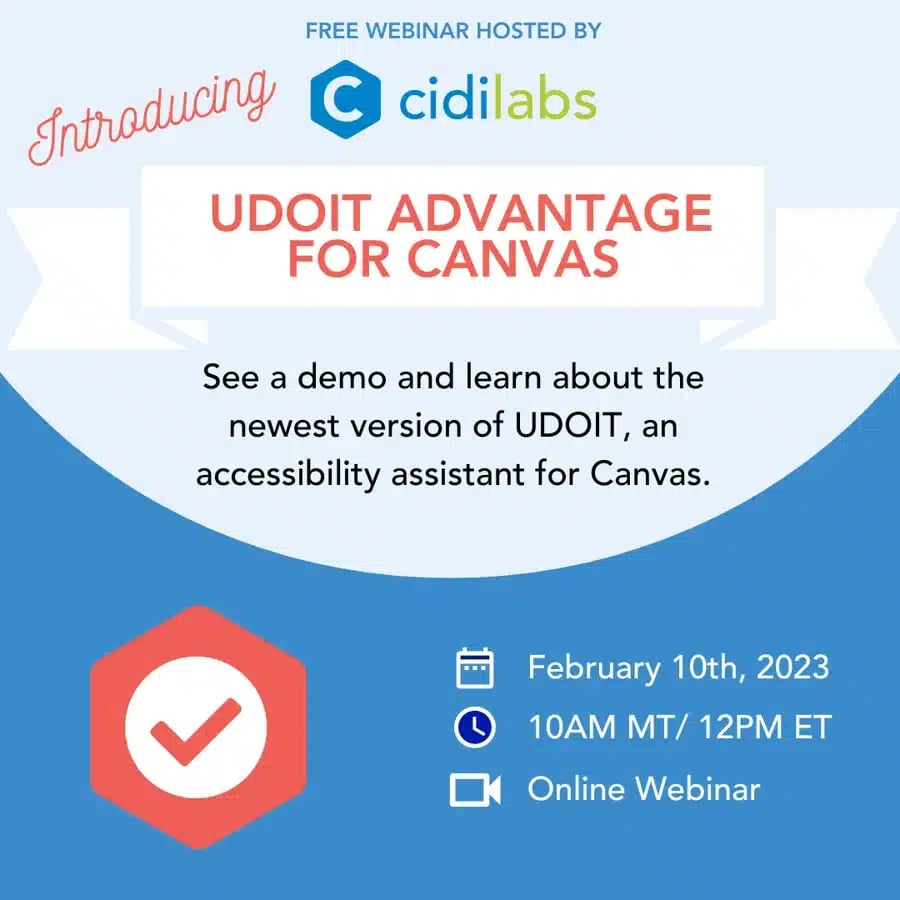 Accessibility webinar flyer- February 10th
